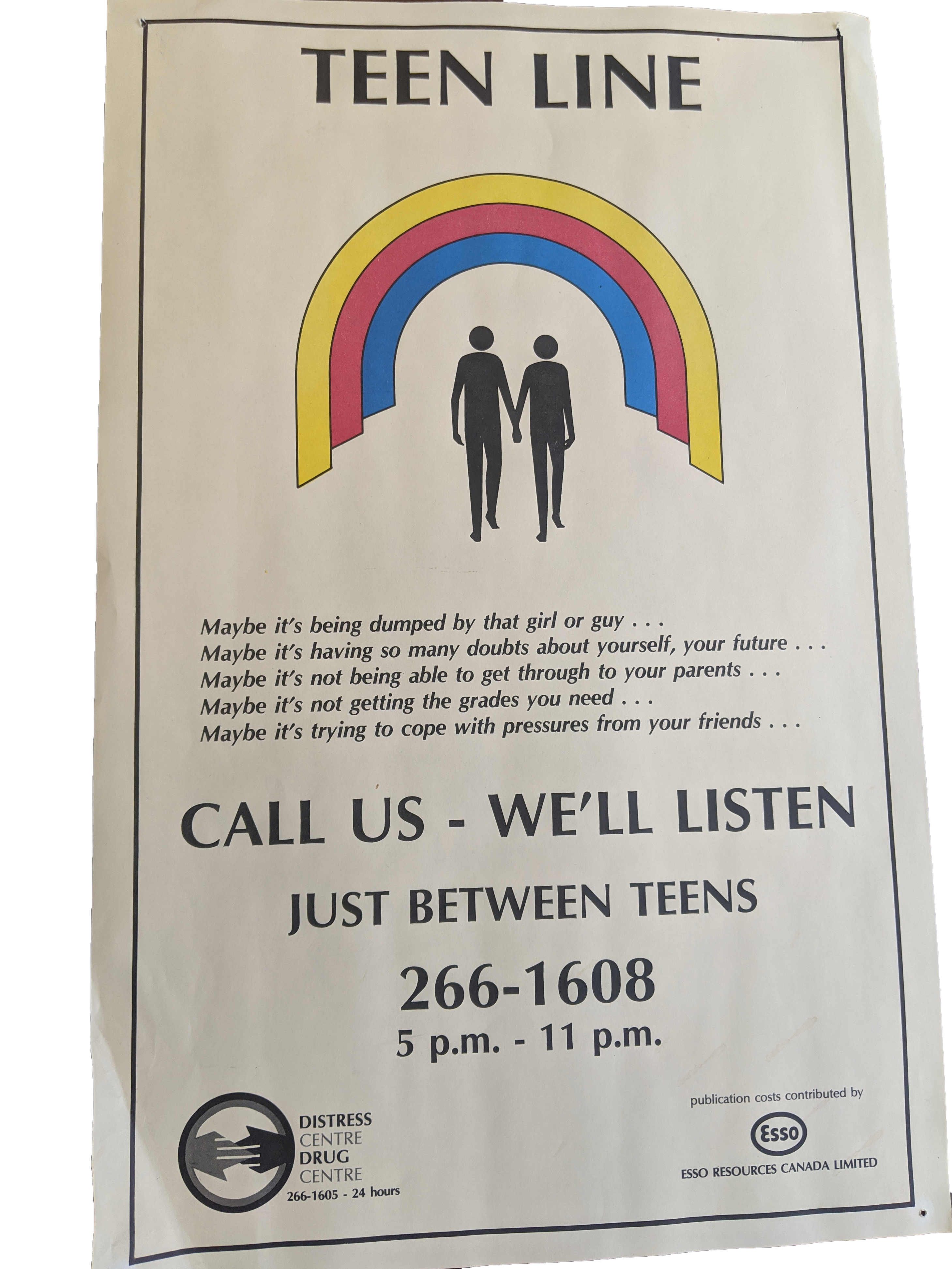 80s Teen Line poster.
